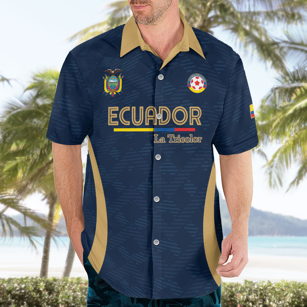 Custom Ecuador 2026 World Football Hawaiian Shirt La Tri Go Champion