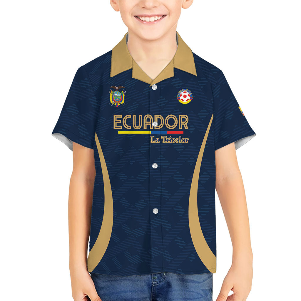 Custom Ecuador 2026 World Football Hawaiian Shirt La Tri Go Champion