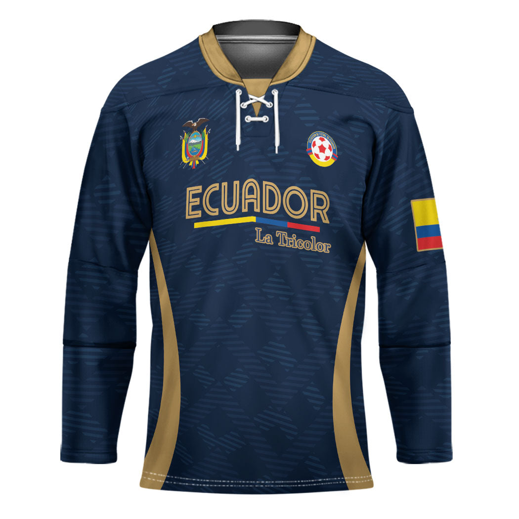 Custom Ecuador 2026 World Football Hockey Jersey La Tri Go Champion