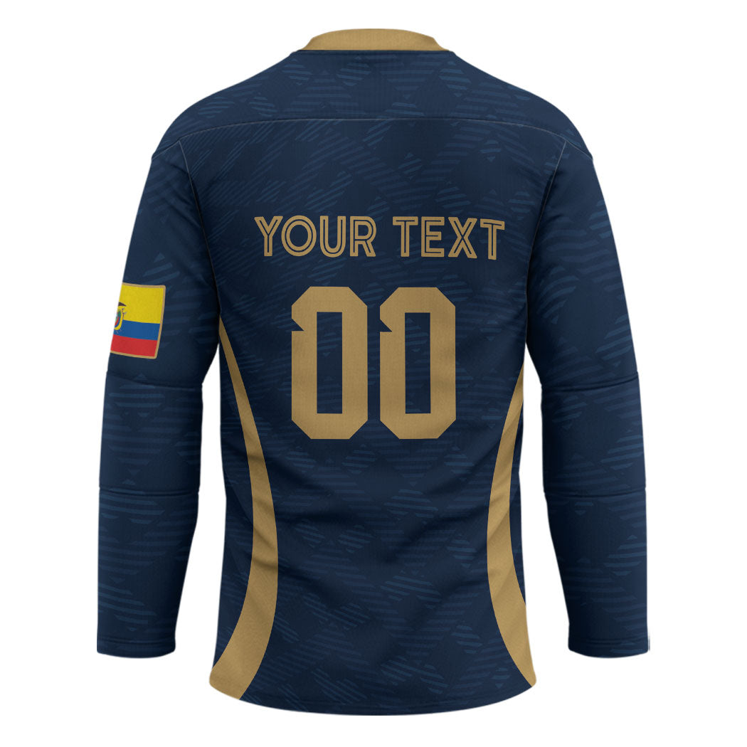 Custom Ecuador 2026 World Football Hockey Jersey La Tri Go Champion