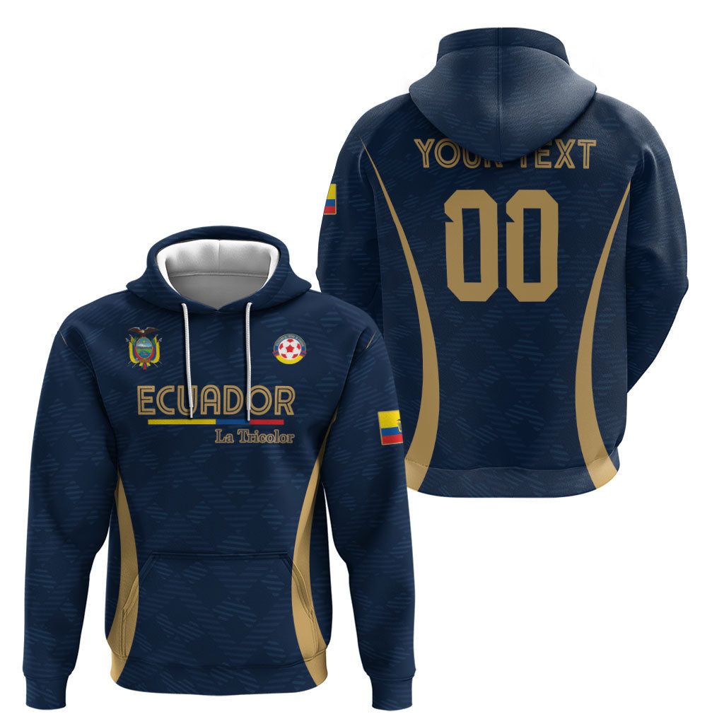 Custom Ecuador 2026 World Football Hoodie La Tri Go Champion