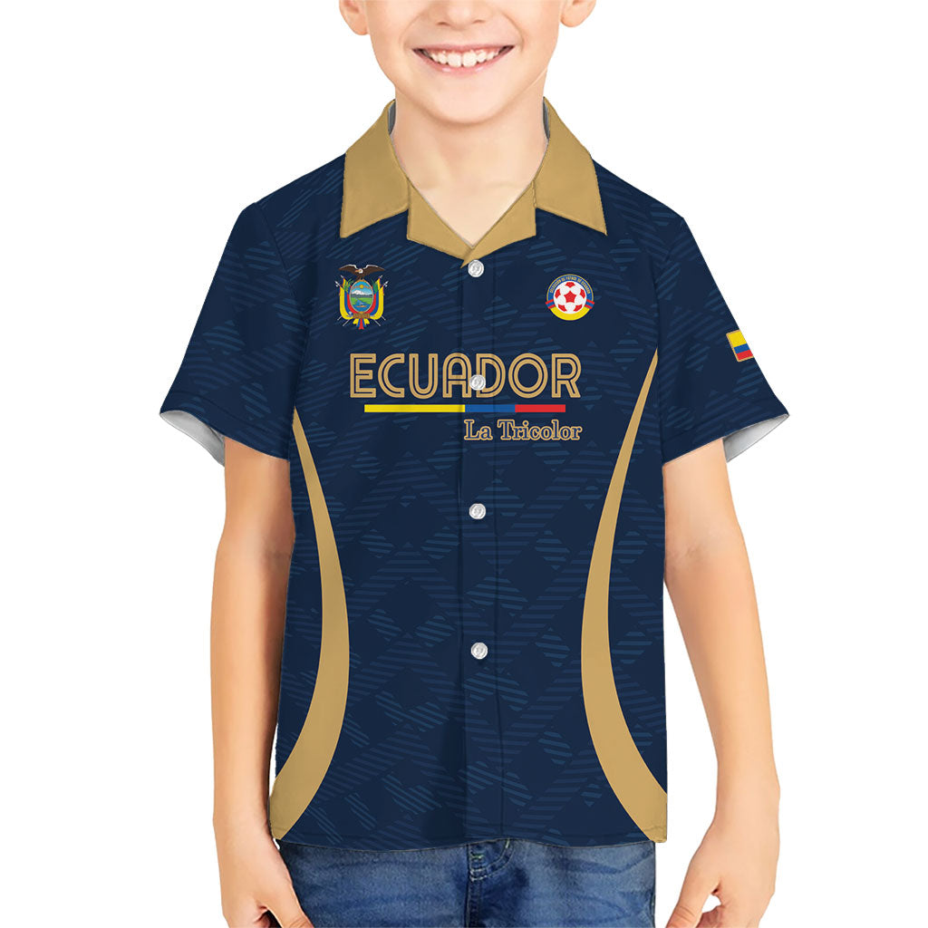 Custom Ecuador 2026 World Football Kid Hawaiian Shirt La Tri Go Champion