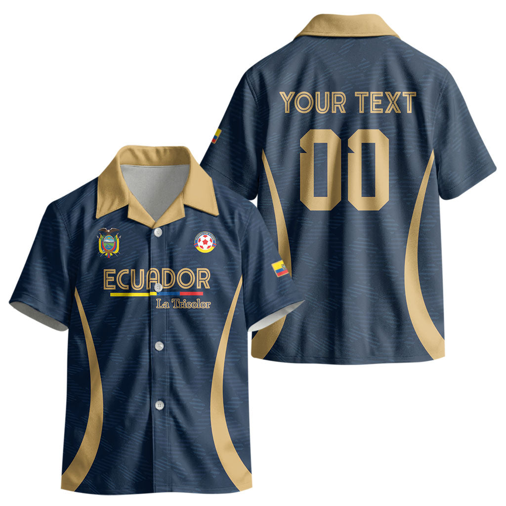 Custom Ecuador 2026 World Football Kid Hawaiian Shirt La Tri Go Champion LT01