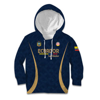 Custom Ecuador 2026 World Football Kid Hoodie La Tri Go Champion