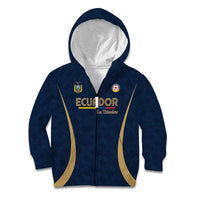 Custom Ecuador 2026 World Football Kid Hoodie La Tri Go Champion