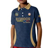 Custom Ecuador 2026 World Football Kid Polo Shirt La Tri Go Champion