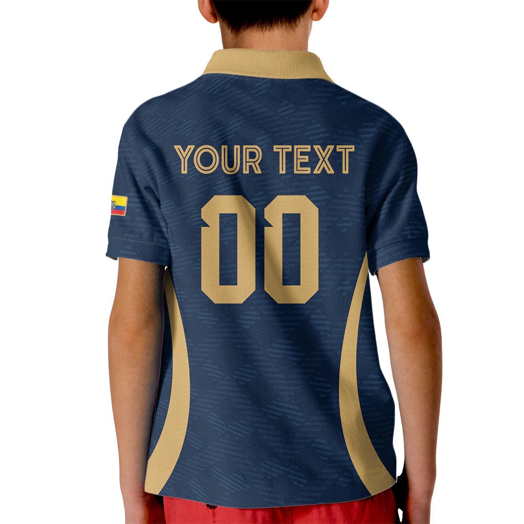 Custom Ecuador 2026 World Football Kid Polo Shirt La Tri Go Champion