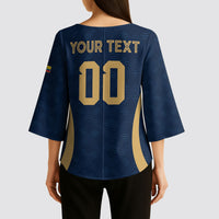 Custom Ecuador 2026 World Football Kimono Sleeve Blouse La Tri Go Champion