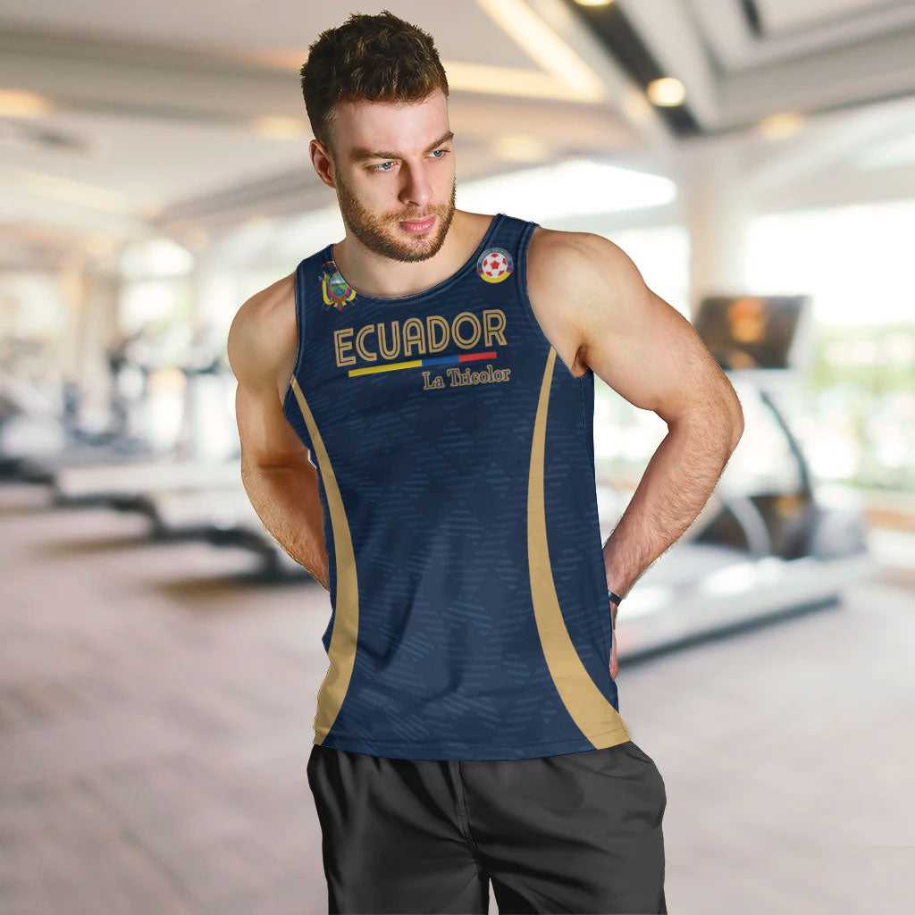 Custom Ecuador 2026 World Football Men Tank Top La Tri Go Champion