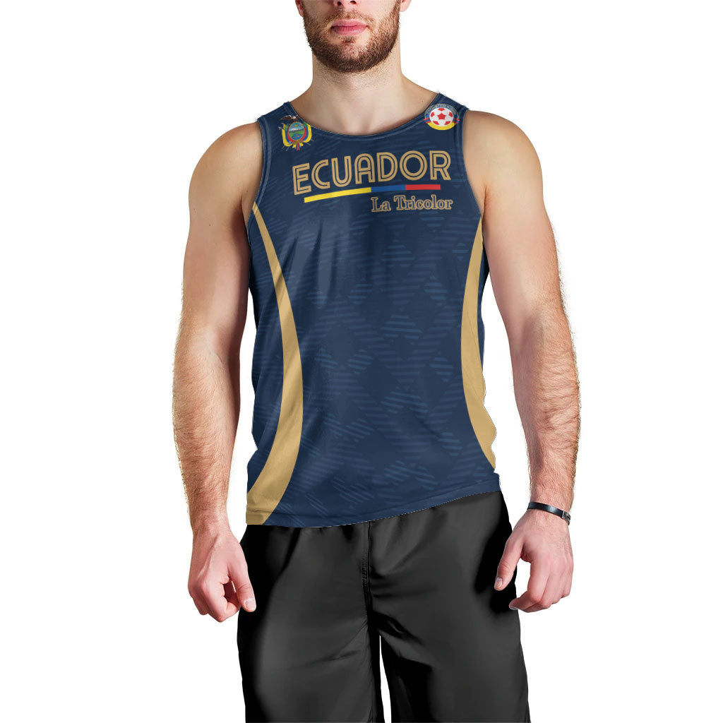 Custom Ecuador 2026 World Football Men Tank Top La Tri Go Champion