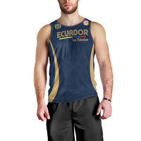 Custom Ecuador 2026 World Football Men Tank Top La Tri Go Champion