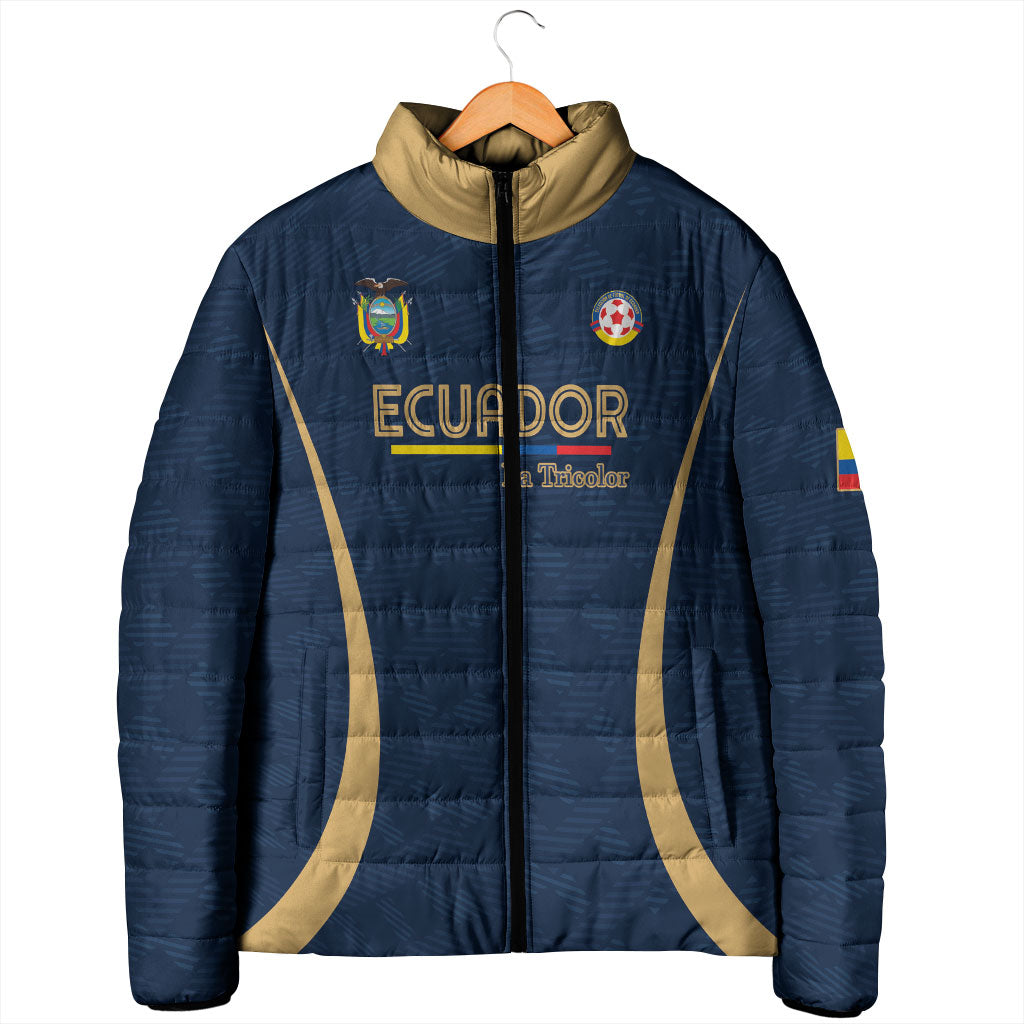 Custom Ecuador 2026 World Football Padded Jacket La Tri Go Champion