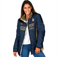 Custom Ecuador 2026 World Football Padded Jacket La Tri Go Champion