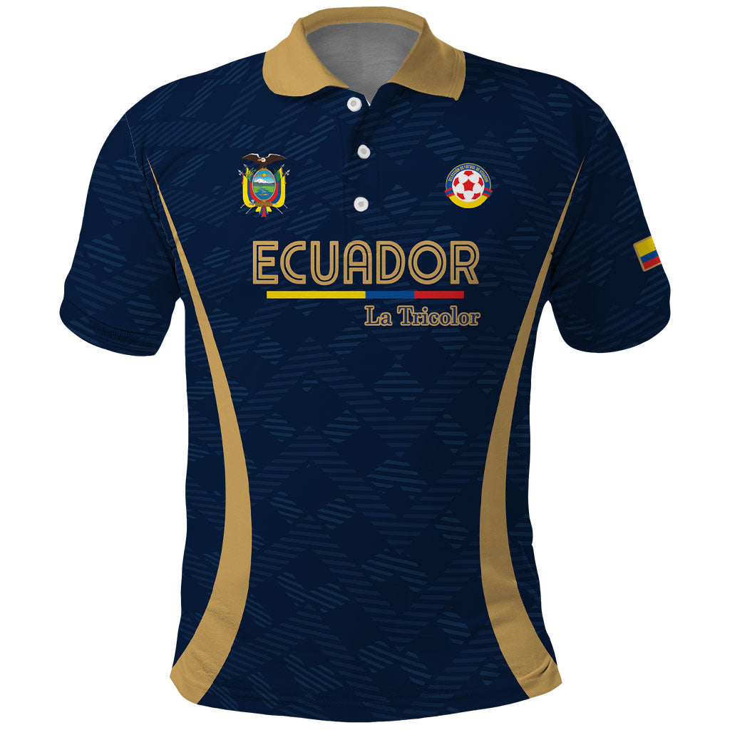 Custom Ecuador 2026 World Football Polo Shirt La Tri Go Champion