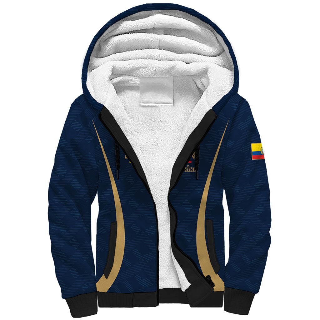 Custom Ecuador 2026 World Football Sherpa Hoodie La Tri Go Champion
