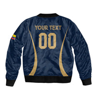 Custom Ecuador 2026 World Football Sleeve Zip Bomber Jacket La Tri Go Champion