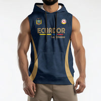 Custom Ecuador 2026 World Football Sleeveless Hoodie La Tri Go Champion