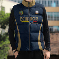 Custom Ecuador 2026 World Football Sleeveless Puffer Jacket La Tri Go Champion