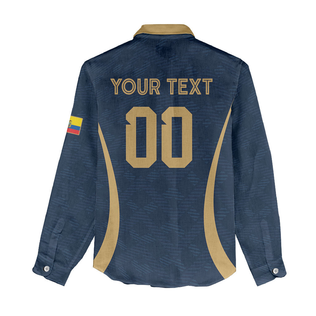 Custom Ecuador 2026 World Football Women Casual Shirt La Tri Go Champion