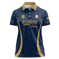 Custom Ecuador 2026 World Football Women Polo Shirt La Tri Go Champion
