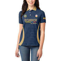 Custom Ecuador 2026 World Football Women Polo Shirt La Tri Go Champion