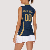 Custom Ecuador 2026 World Football Women Sleeveless Polo Shirt La Tri Go Champion