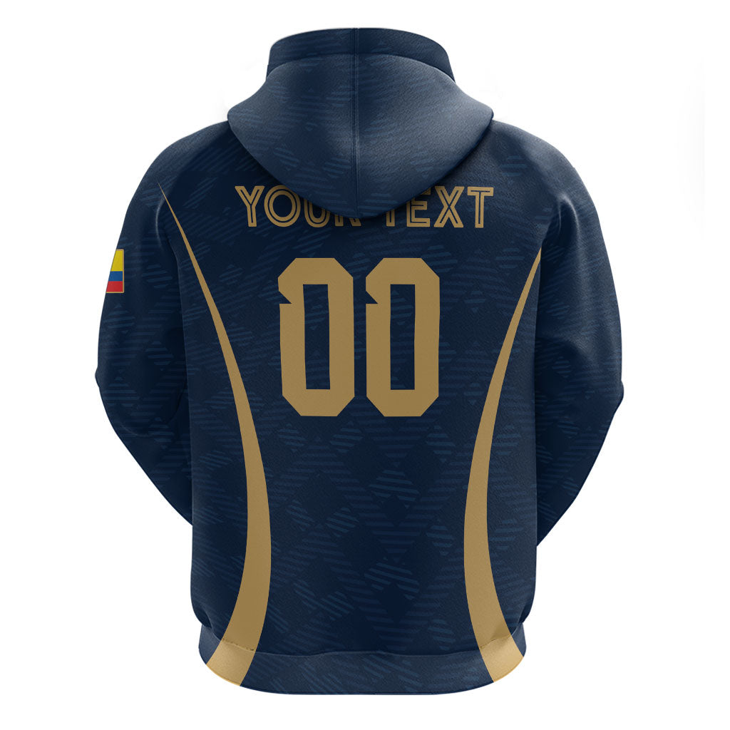 Custom Ecuador 2026 World Football Zip Hoodie La Tri Go Champion