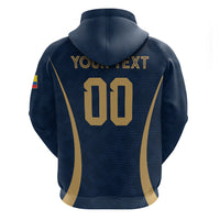 Custom Ecuador 2026 World Football Zip Hoodie La Tri Go Champion