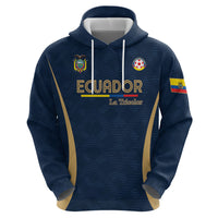 Custom Ecuador 2026 World Football Zip Hoodie La Tri Go Champion