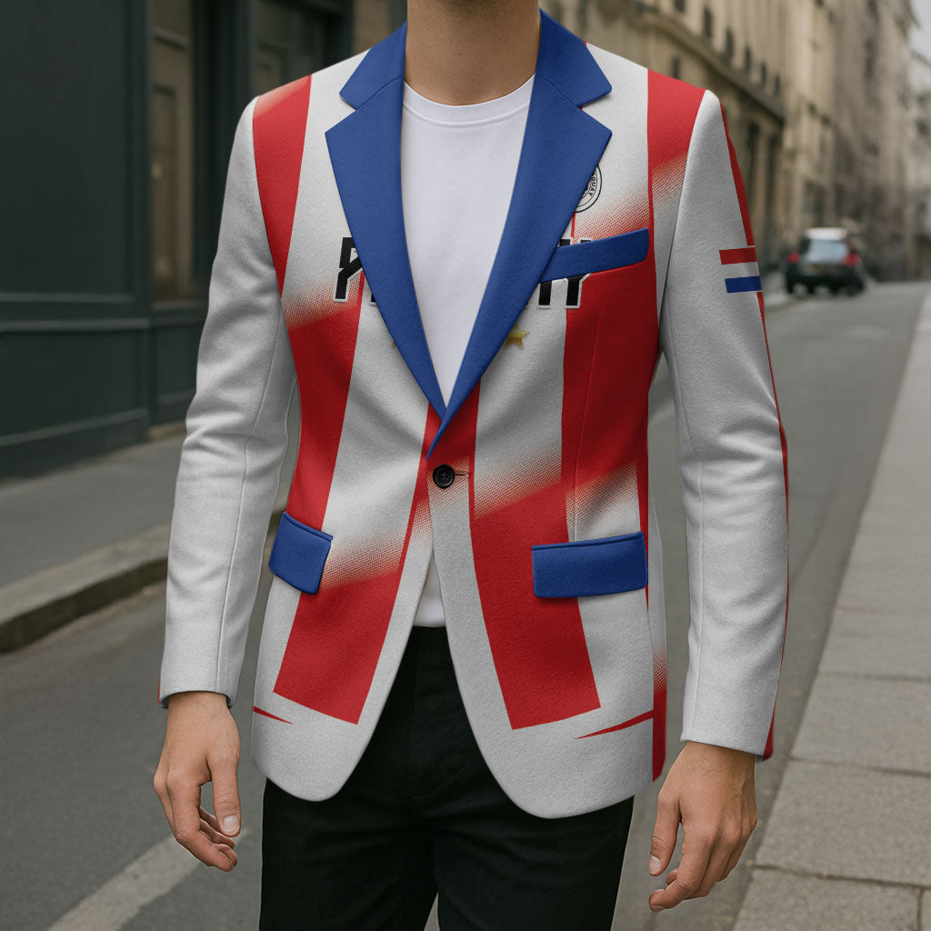 Custom Paraguay 2026 World Football Blazer La Albirroja Go Champion