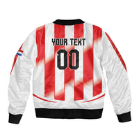Custom Paraguay 2026 World Football Bomber Jacket La Albirroja Go Champion