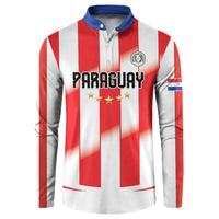 Custom Paraguay 2026 World Football Button Sweatshirt La Albirroja Go Champion