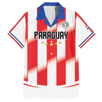 Custom Paraguay 2026 World Football Hawaiian Shirt La Albirroja Go Champion