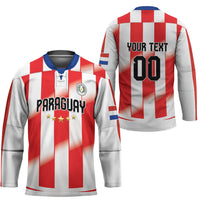 Custom Paraguay 2026 World Football Hockey Jersey La Albirroja Go Champion