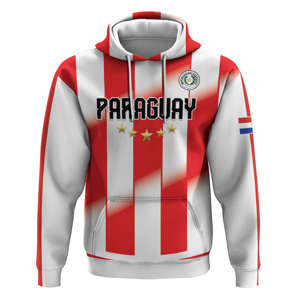Custom Paraguay 2026 World Football Hoodie La Albirroja Go Champion