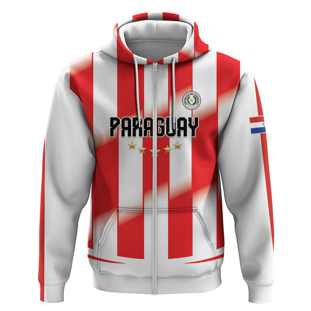 Custom Paraguay 2026 World Football Hoodie La Albirroja Go Champion