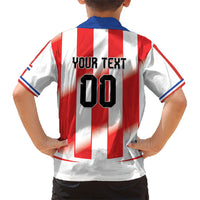 Custom Paraguay 2026 World Football Kid Hawaiian Shirt La Albirroja Go Champion