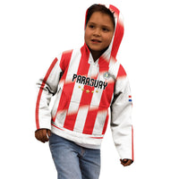 Custom Paraguay 2026 World Football Kid Hoodie La Albirroja Go Champion
