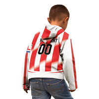 Custom Paraguay 2026 World Football Kid Hoodie La Albirroja Go Champion