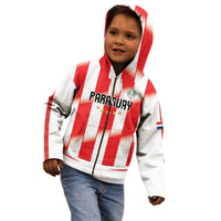 Custom Paraguay 2026 World Football Kid Hoodie La Albirroja Go Champion