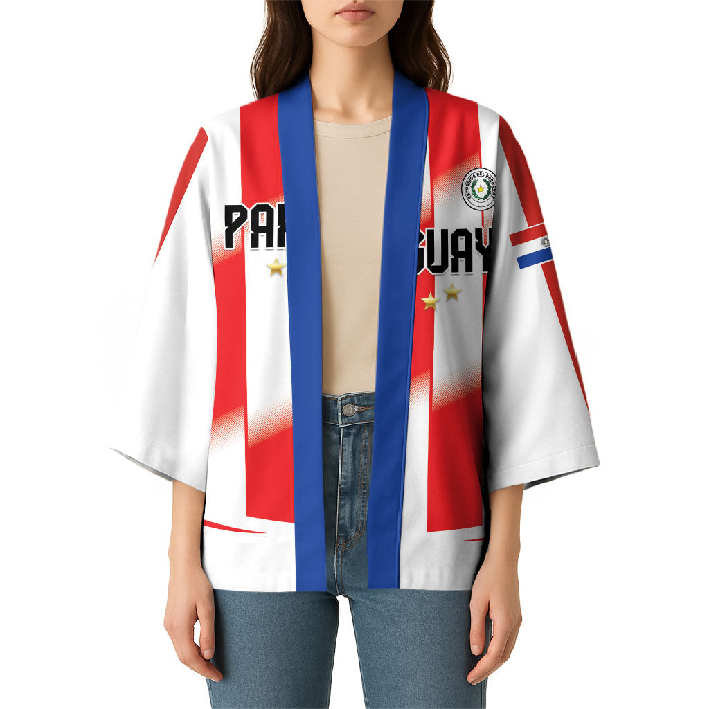 Custom Paraguay 2026 World Football Kimono La Albirroja Go Champion