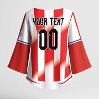 Custom Paraguay 2026 World Football Kimono Sleeve Blouse La Albirroja Go Champion