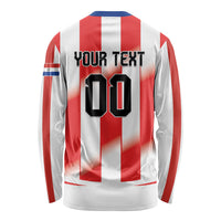Custom Paraguay 2026 World Football Long Sleeve Shirt La Albirroja Go Champion