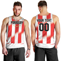 Custom Paraguay 2026 World Football Men Tank Top La Albirroja Go Champion