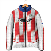 Custom Paraguay 2026 World Football Padded Jacket La Albirroja Go Champion