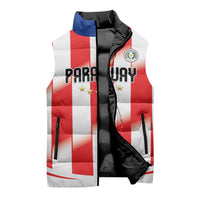Custom Paraguay 2026 World Football Sleeveless Puffer Jacket La Albirroja Go Champion