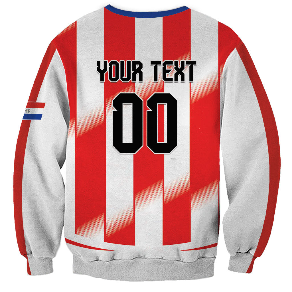 Custom Paraguay 2026 World Football Sweatshirt La Albirroja Go Champion