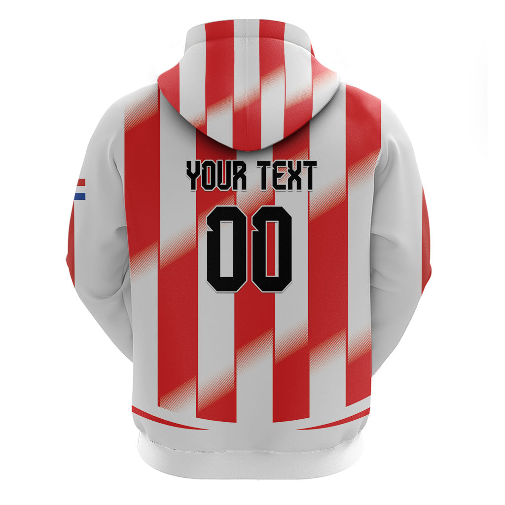 Custom Paraguay 2026 World Football Zip Hoodie La Albirroja Go Champion