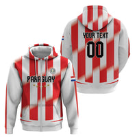 Custom Paraguay 2026 World Football Zip Hoodie La Albirroja Go Champion