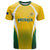 Personalised Australia Soccer T Shirt Matildas Sporty Yellow Version - Wonder Print Shop